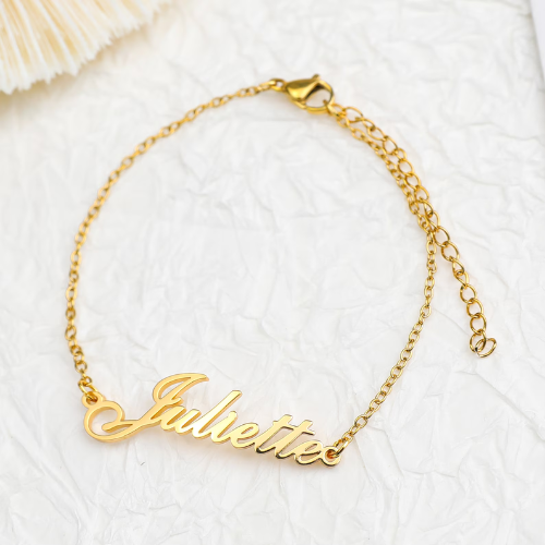 YouVaulty™ Custom Name Anklet